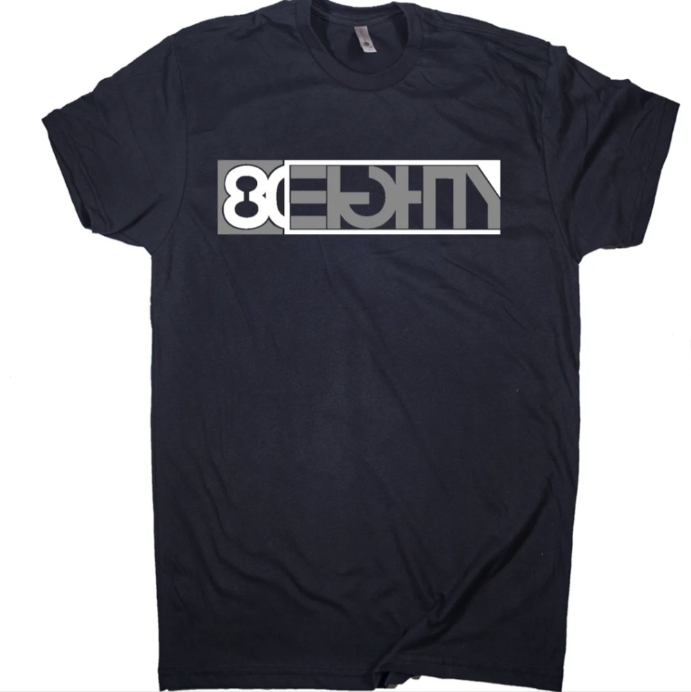 80Eighty® Block Shirt ◇ Classic Logo T-shirt ◇ Size Medium ◇ NWOT